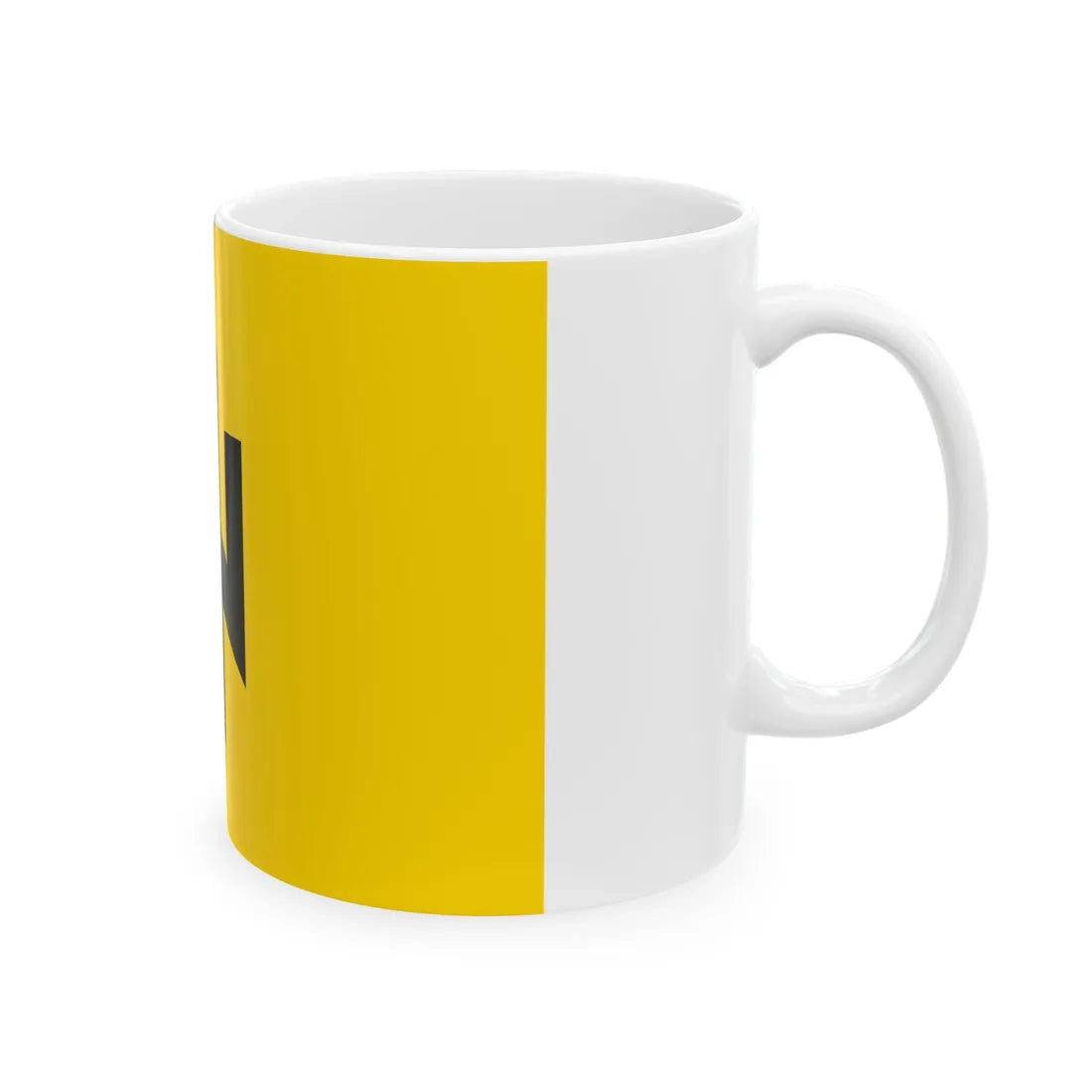 Flag of the Patriots of Ukraine (Ukraine) White Coffee Mug - Go Mug Yourself