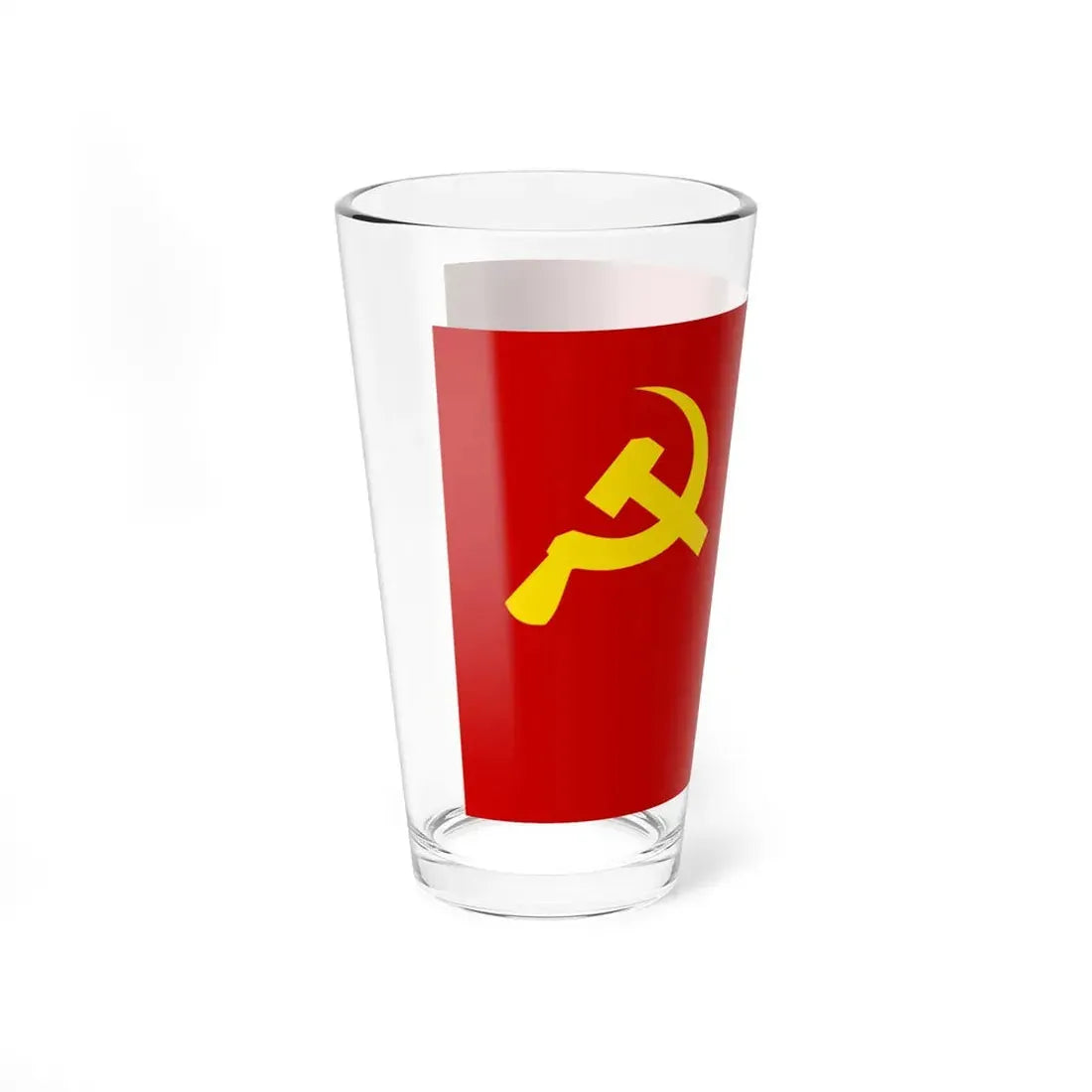 Flag of the PCP-CBMR (Peru) Pint Glass 16oz - Go Mug Yourself