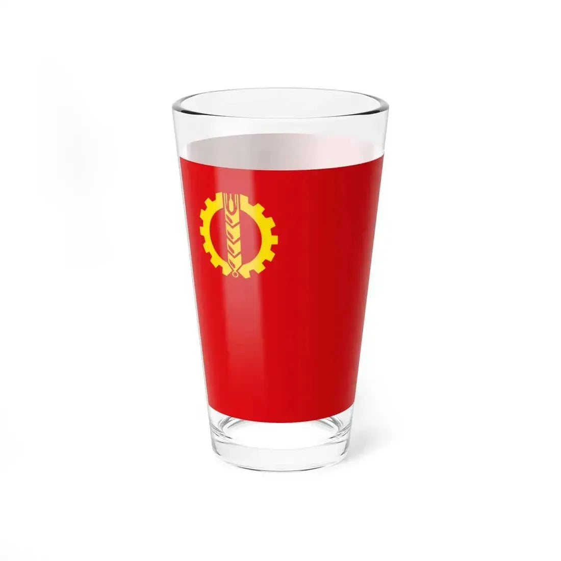 Flag of the People's Democratic Party of Afghanistan - Pint Glass 16oz - Go Mug Yourself