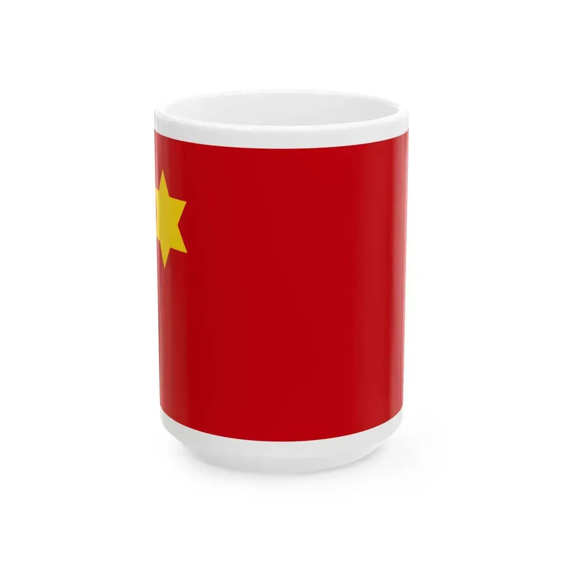 Flag of the Peoples Anti-Imperialist Association (China) White Coffee Mug 15oz - Go Mug Yourself