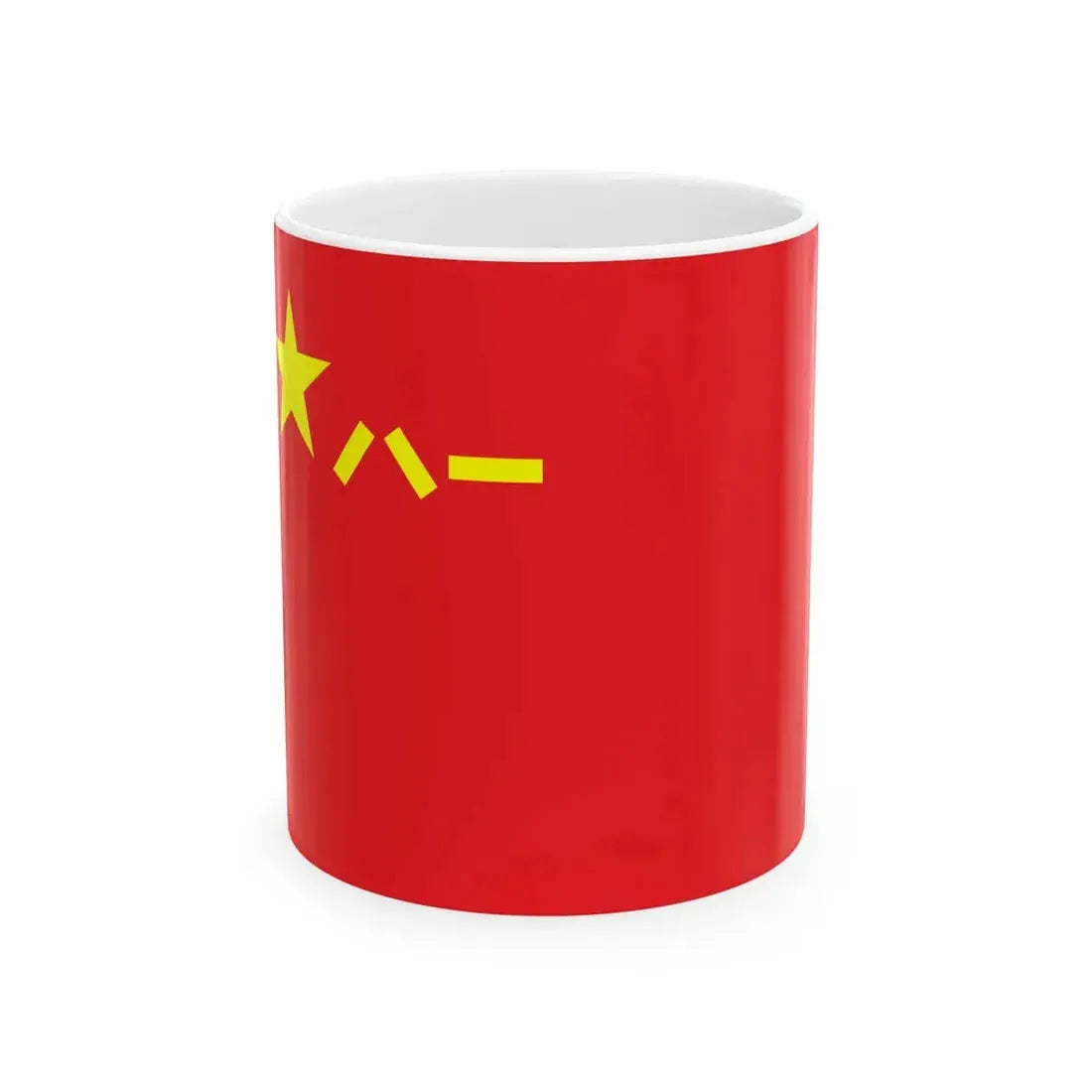 Flag of the Peoples Liberation Army (China) White Coffee Mug 11oz - Go Mug Yourself