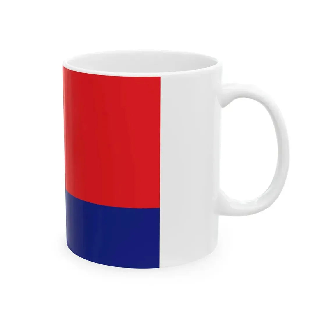 Flag of the Peoples Police of the Peoples Republic of China (China) White Coffee Mug - Go Mug Yourself