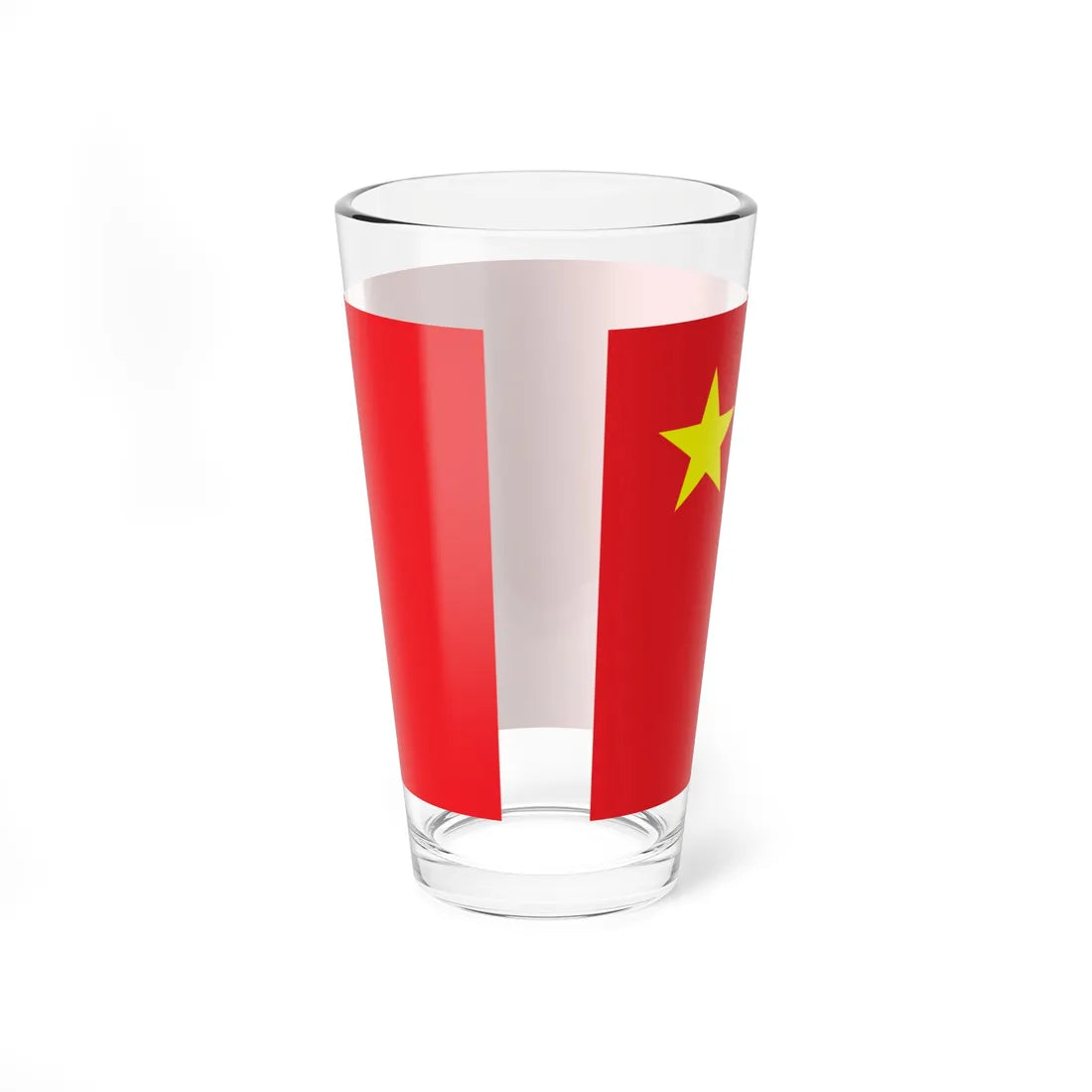 Flag of the Peoples Republic of China 2-1 (China) Pint Glass 16oz - Go Mug Yourself