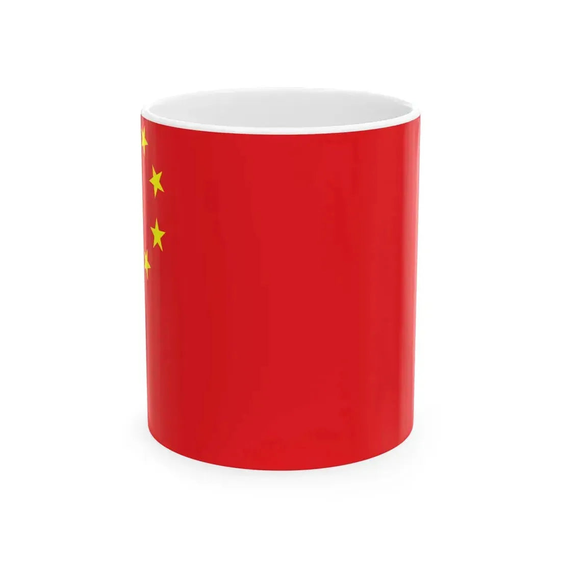 Flag of the Peoples Republic of China 2-1 (China) White Coffee Mug 11oz - Go Mug Yourself