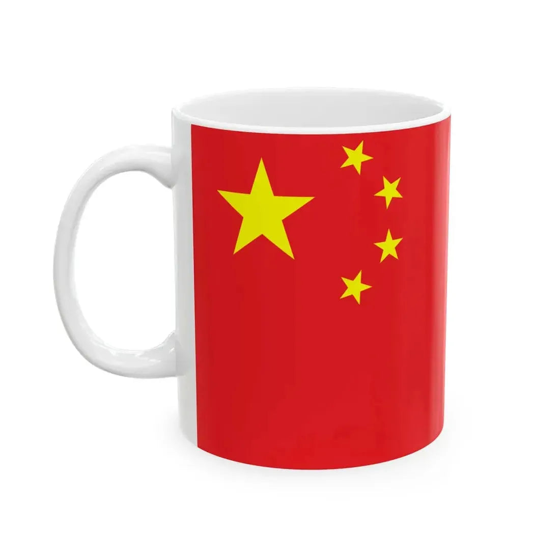 Flag of the Peoples Republic of China 2-1 (China) White Coffee Mug - Go Mug Yourself