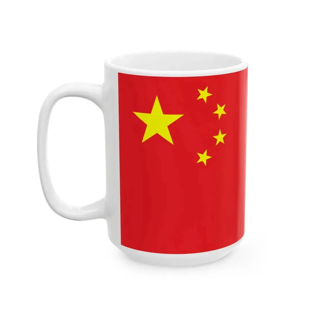 Flag of the Peoples Republic of China 2-1 (China) White Coffee Mug - Go Mug Yourself