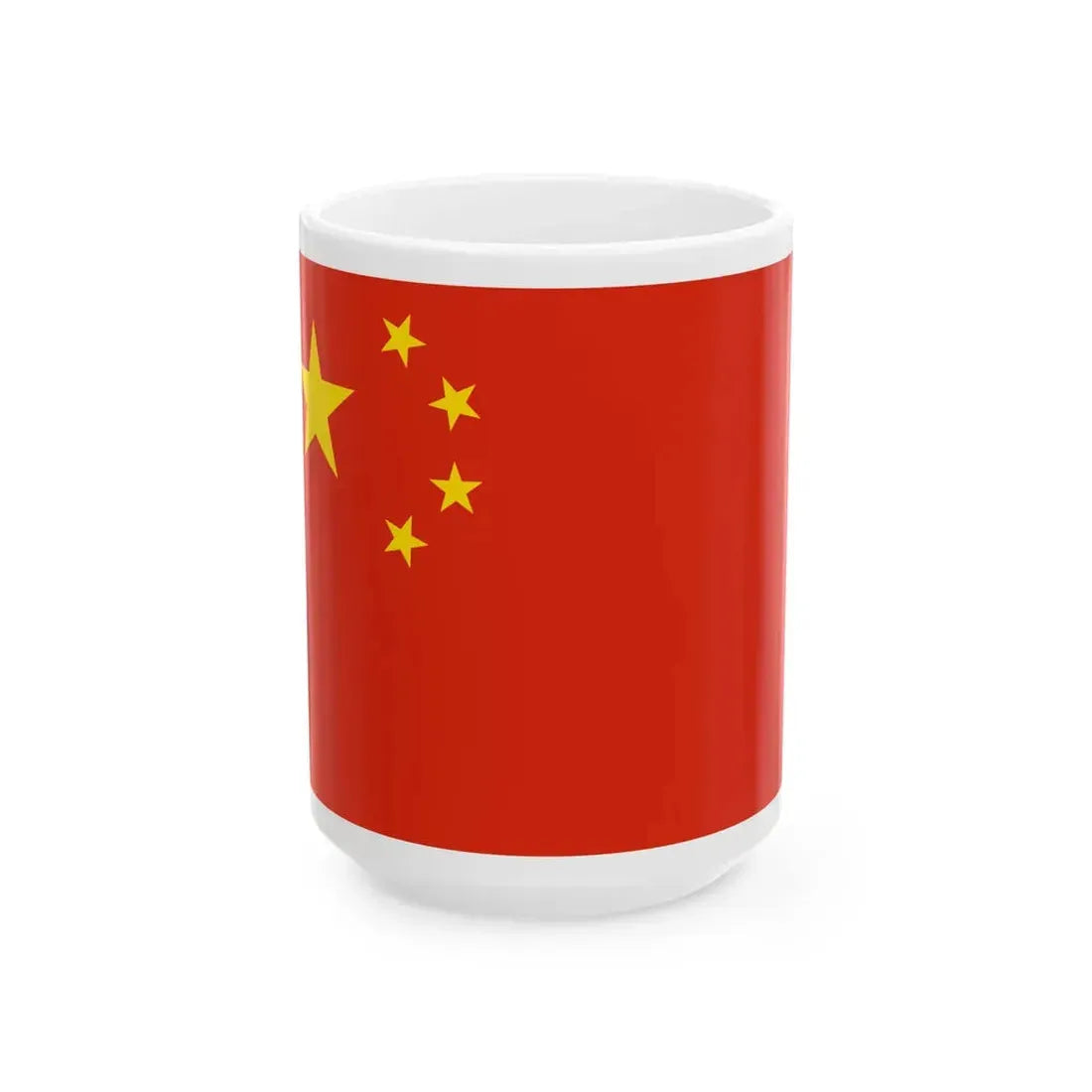 Flag of the Peoples Republic of China alternate (China) White Coffee Mug 15oz - Go Mug Yourself