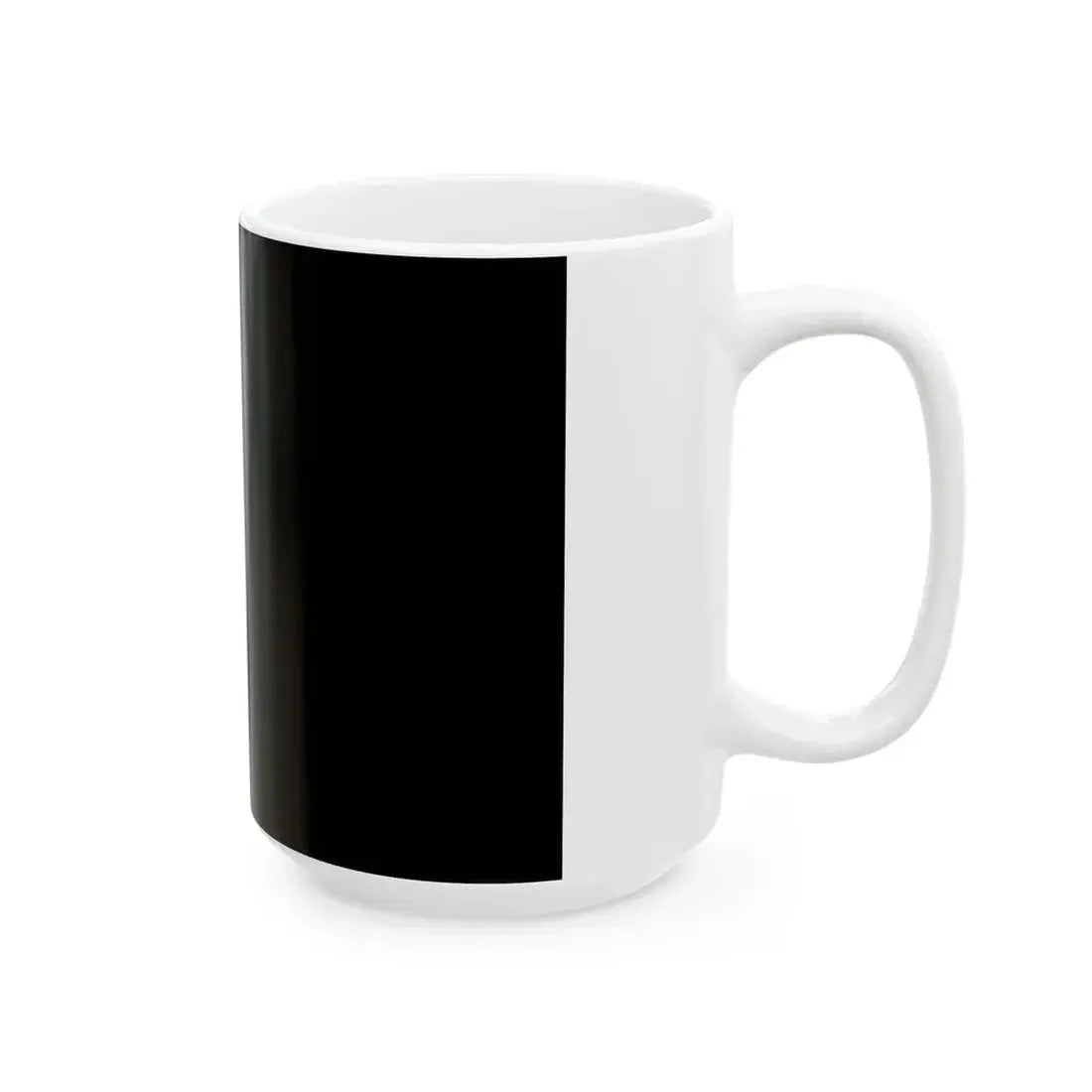 Flag of the Peoples Republic of China black and white variant 1 (China) White Coffee Mug - Go Mug Yourself
