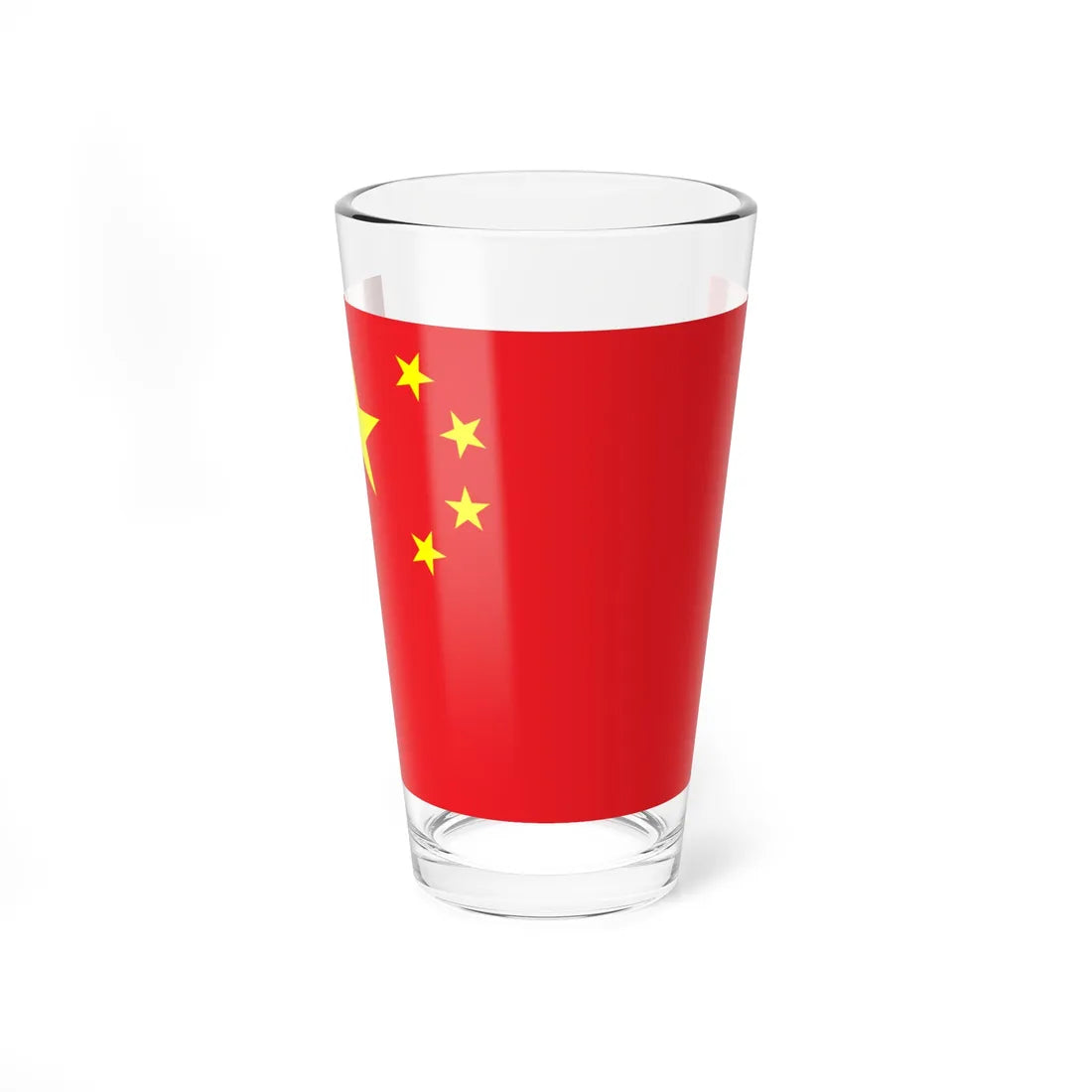 Flag of the Peoples Republic of China (China) Pint Glass 16oz 16oz - Go Mug Yourself
