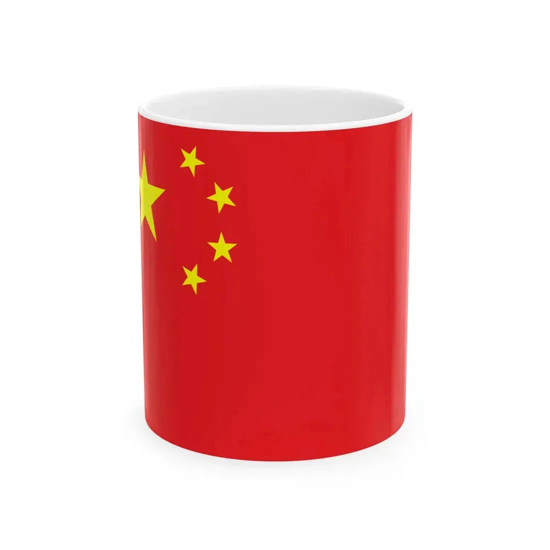 Flag of the Peoples Republic of China (China) White Coffee Mug 11oz - Go Mug Yourself