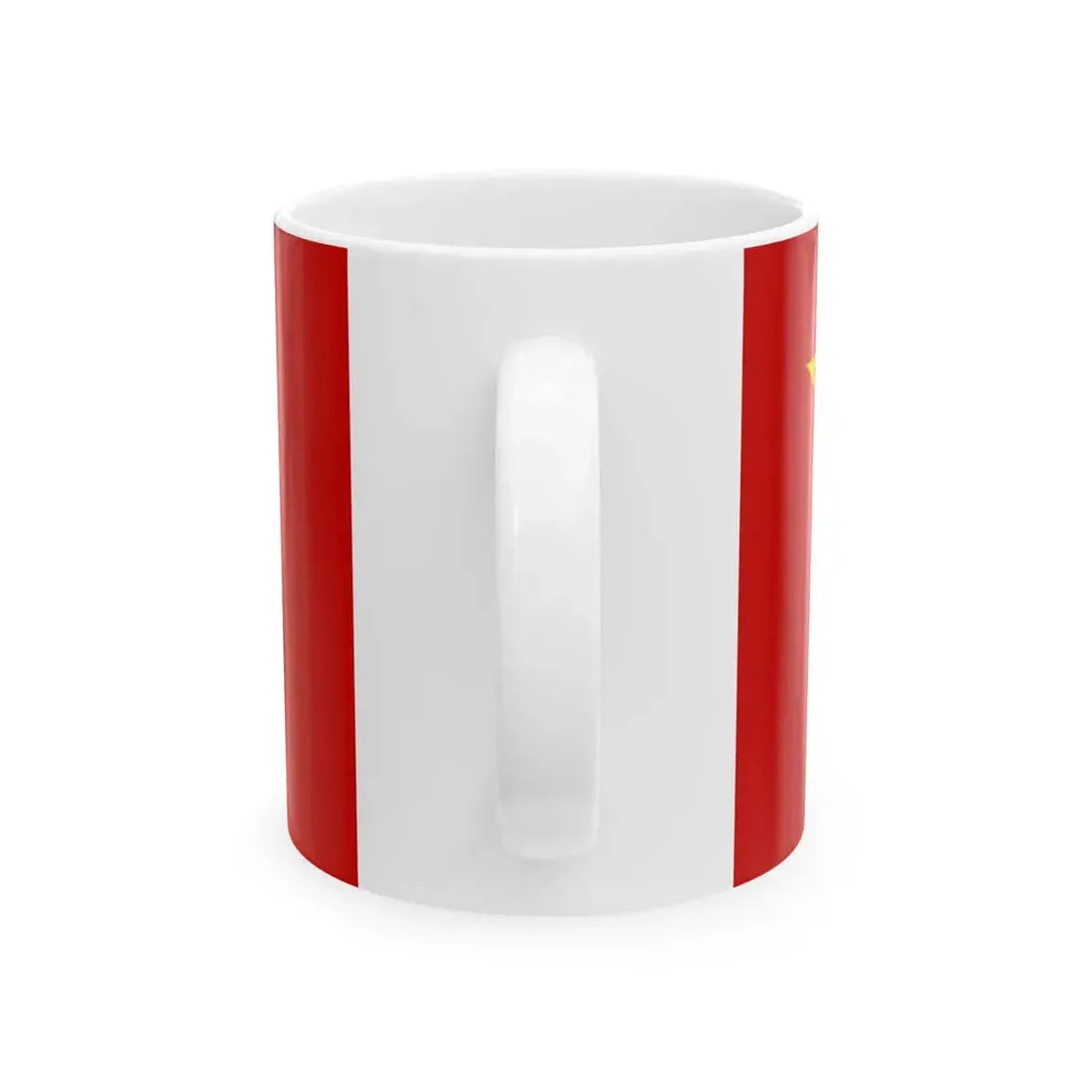 Flag of the Peoples Republic of Macedonia 1946-1963 (North Macedonia) White Coffee Mug - Go Mug Yourself