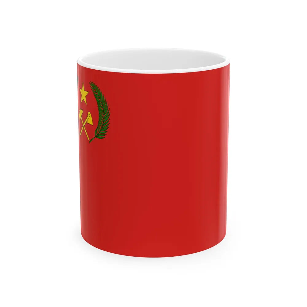 Flag of the Peoples Republic of the Congo (Congo) White Coffee Mug 11oz - Go Mug Yourself