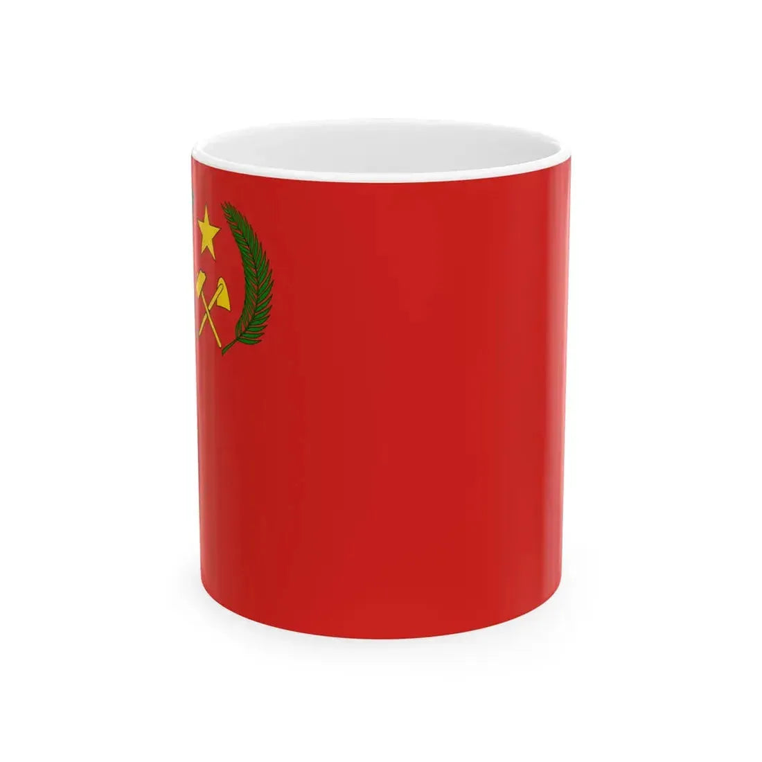Flag of the Peoples Republic of the Congo (Congo) White Coffee Mug 11oz - Go Mug Yourself