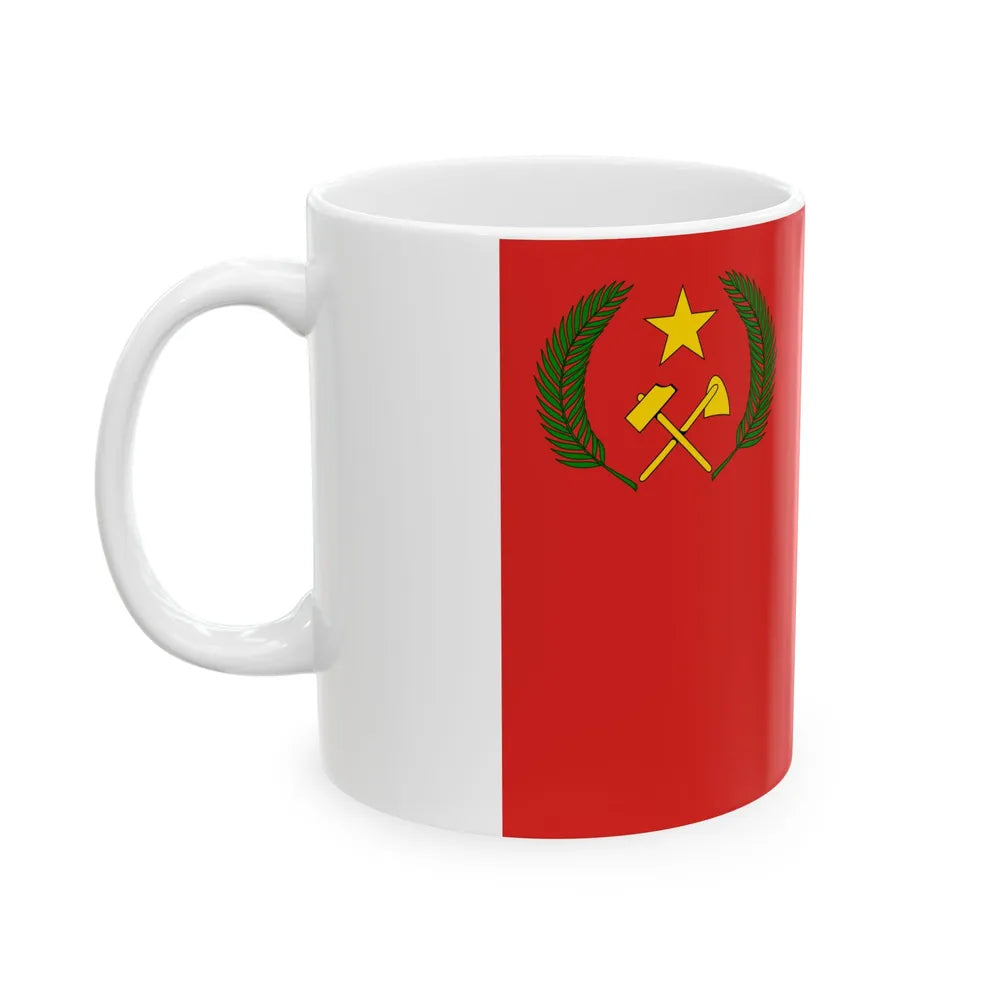 Flag of the Peoples Republic of the Congo (Congo) White Coffee Mug - Go Mug Yourself