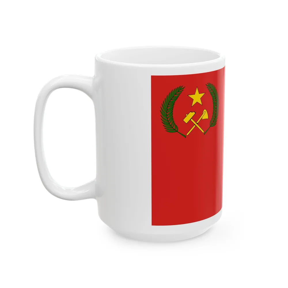 Flag of the Peoples Republic of the Congo (Congo) White Coffee Mug - Go Mug Yourself