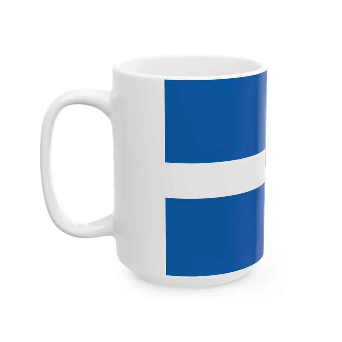 Flag of the Peoples Youth Organization of Corfu 1933 (Greece) White Coffee Mug - Go Mug Yourself