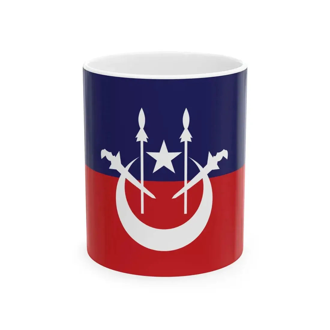 Flag of the Personal Assistant to the Sultan of Kelantan (Malaysia) White Coffee Mug 11oz - Go Mug Yourself