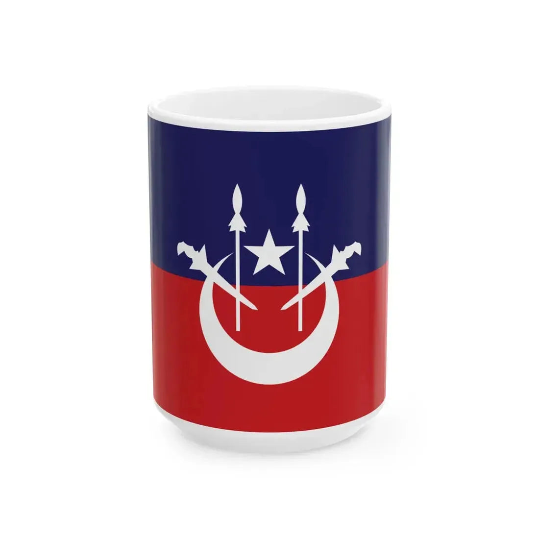 Flag of the Personal Assistant to the Sultan of Kelantan (Malaysia) White Coffee Mug 15oz - Go Mug Yourself