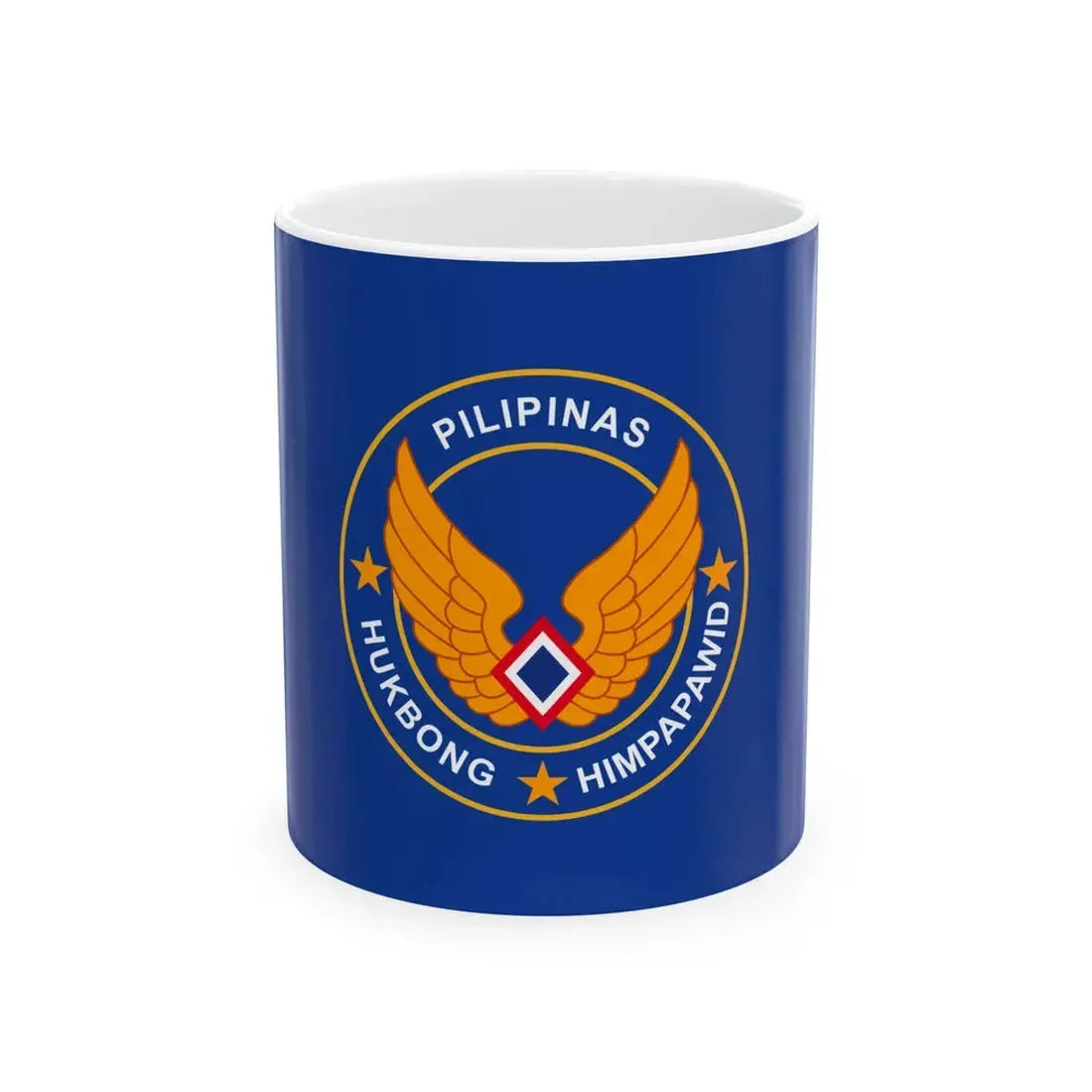Flag of the Philippine Air Force (Philippines) White Coffee Mug 11oz - Go Mug Yourself