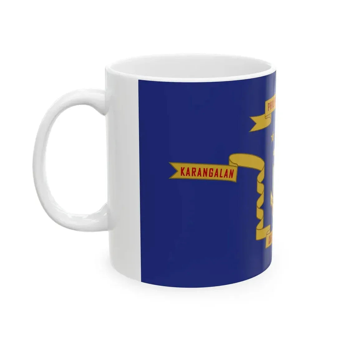 Flag of the Philippine Marine Corps (Philippines) White Coffee Mug - Go Mug Yourself