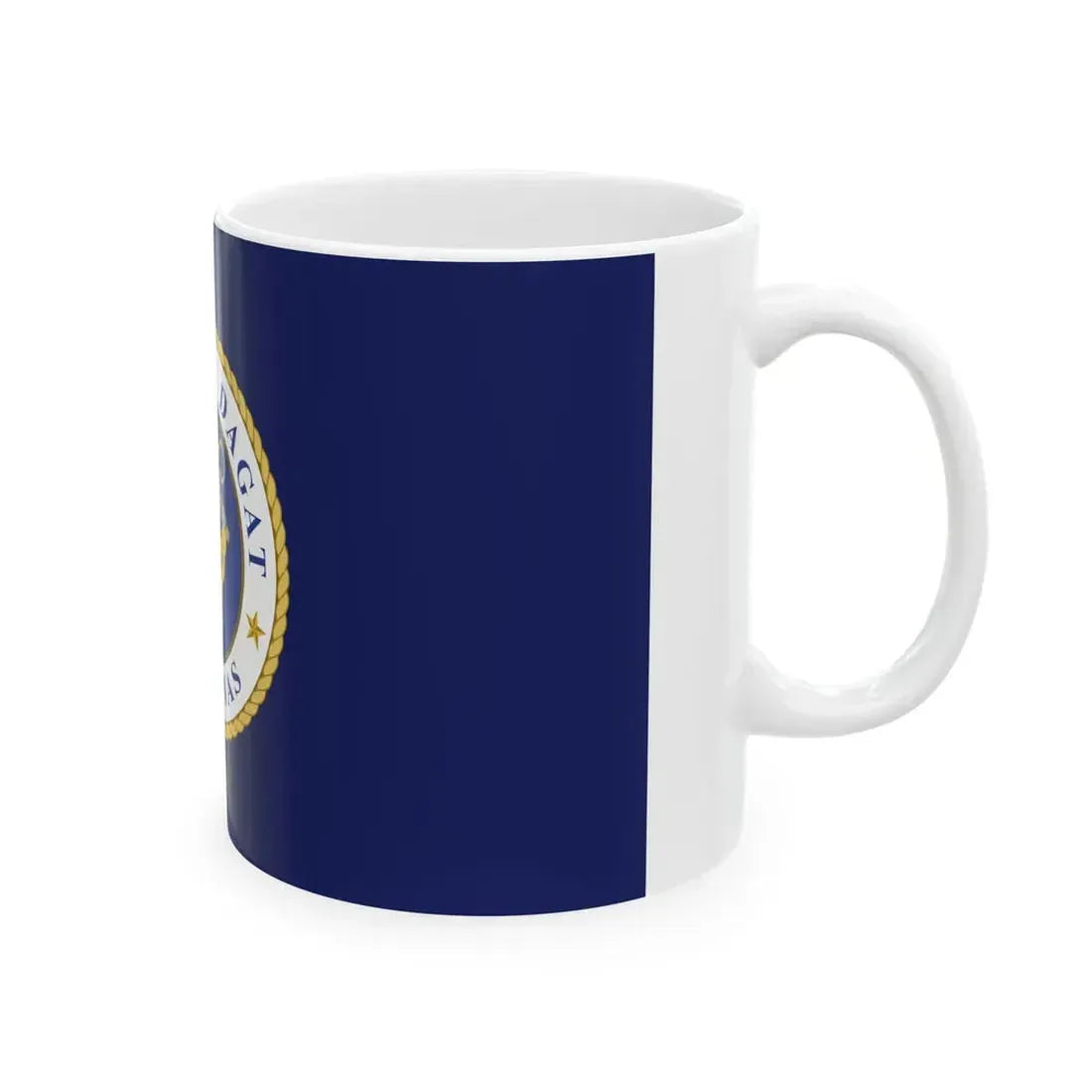 Flag of the Philippine Navy (Philippines) White Coffee Mug - Go Mug Yourself