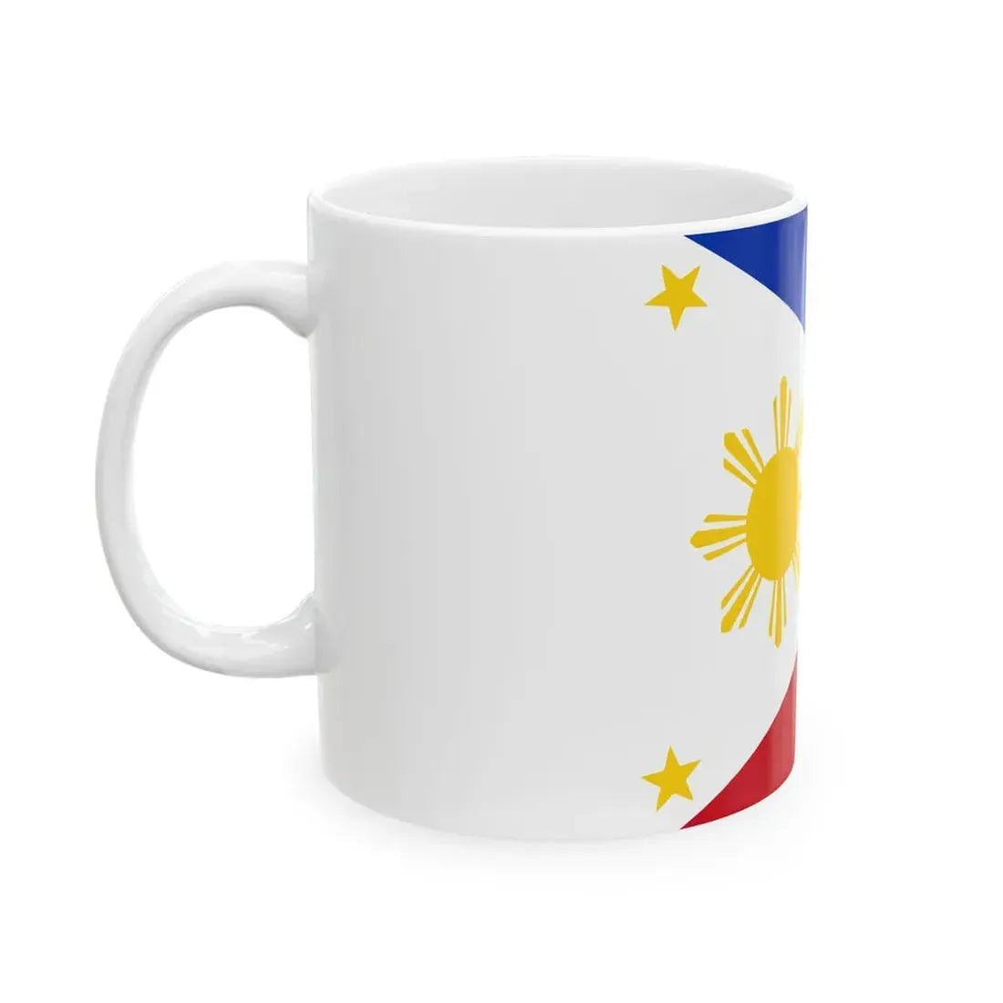 Flag of the Philippines 1-1 (Philippines) White Coffee Mug - Go Mug Yourself