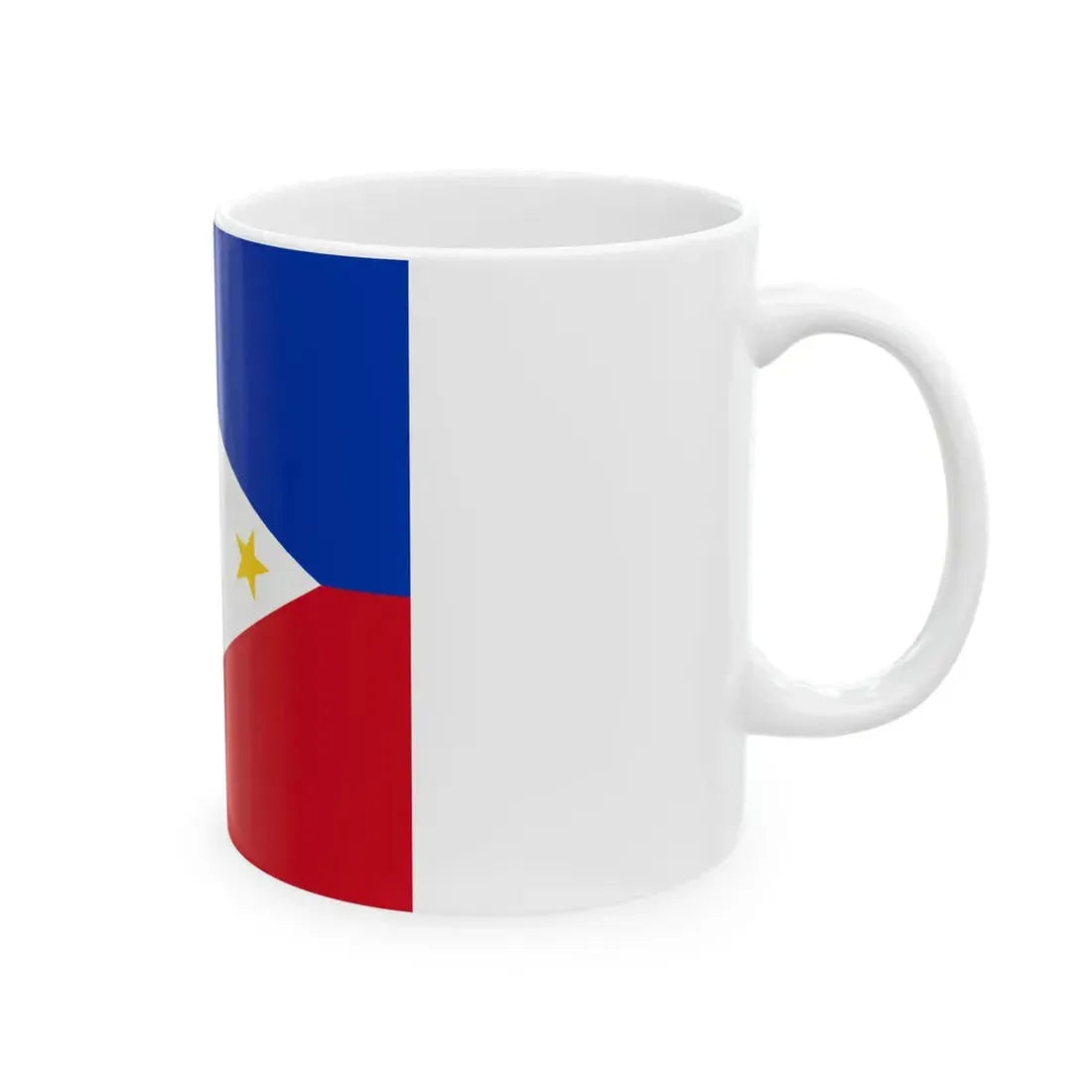 Flag of the Philippines 1-1 (Philippines) White Coffee Mug - Go Mug Yourself