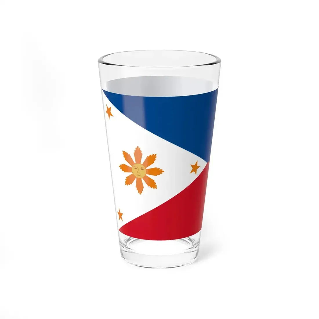 Flag of the Philippines 1898-1901 (Philippines) Pint Glass 16oz - Go Mug Yourself