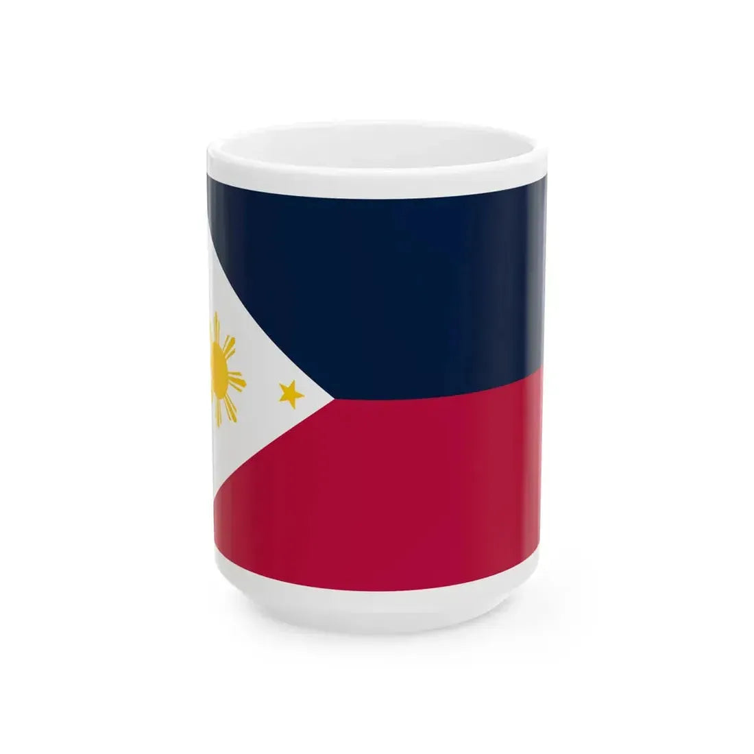 Flag of the Philippines 1936-1985 19861998 3-2 (Philippines) White Coffee Mug 15oz - Go Mug Yourself