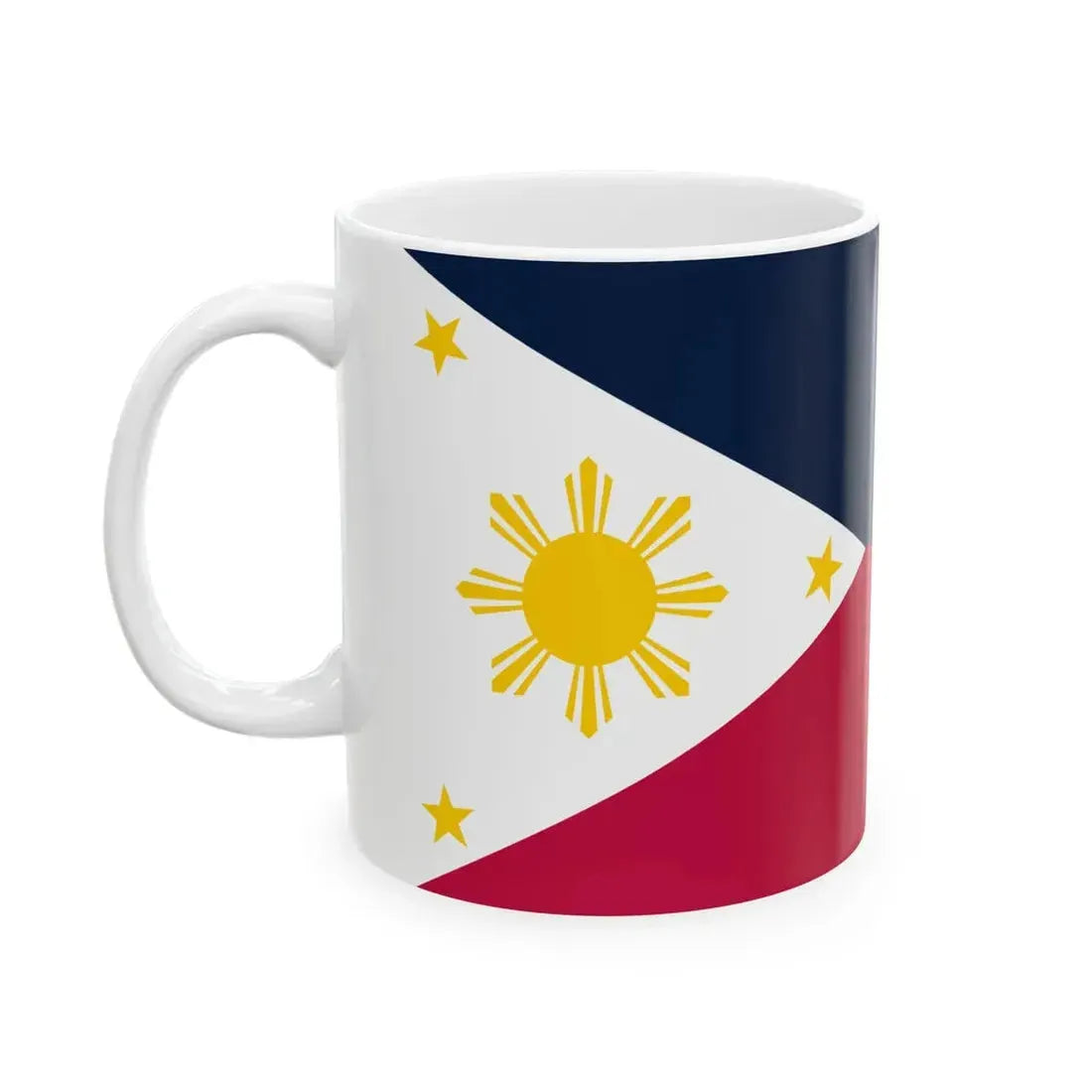 Flag of the Philippines 1936-1985 19861998 (Philippines) White Coffee Mug - Go Mug Yourself