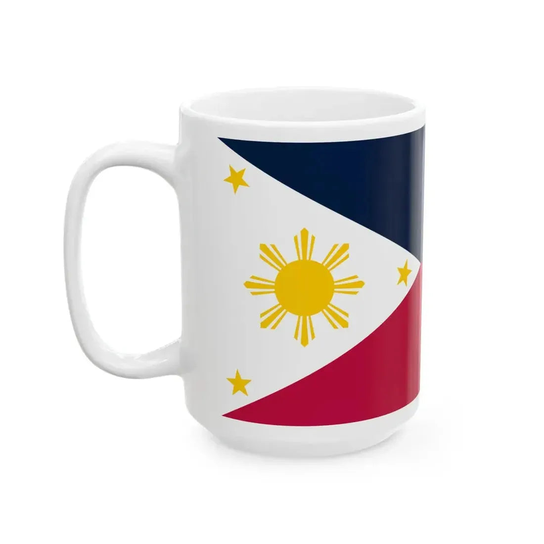Flag of the Philippines 1936-1985 19861998 (Philippines) White Coffee Mug - Go Mug Yourself
