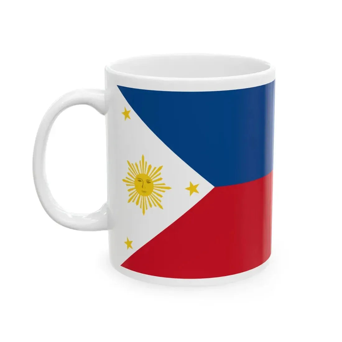 Flag of the Philippines 1943 (Philippines) White Coffee Mug - Go Mug Yourself
