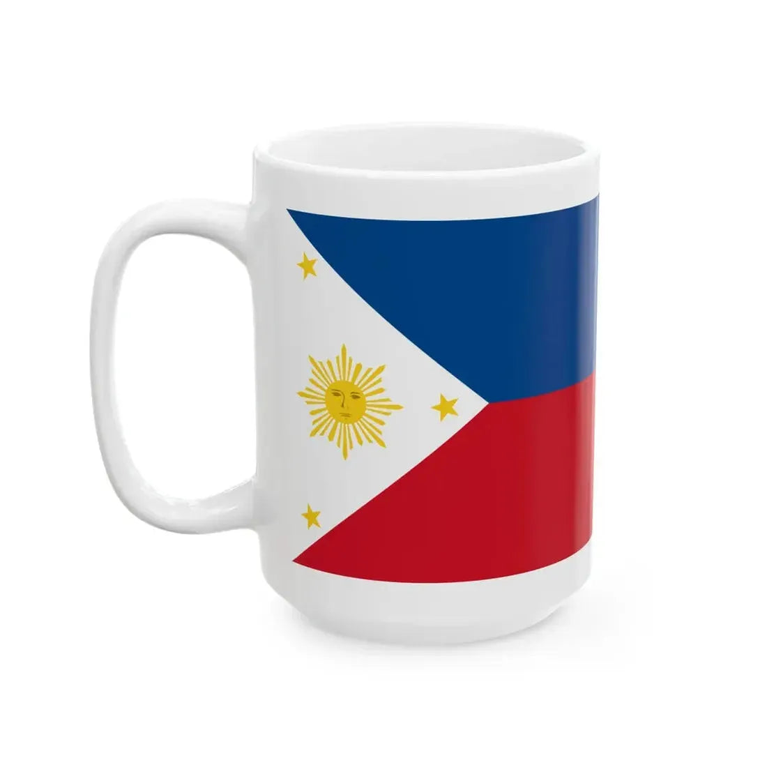 Flag of the Philippines 1943 (Philippines) White Coffee Mug - Go Mug Yourself