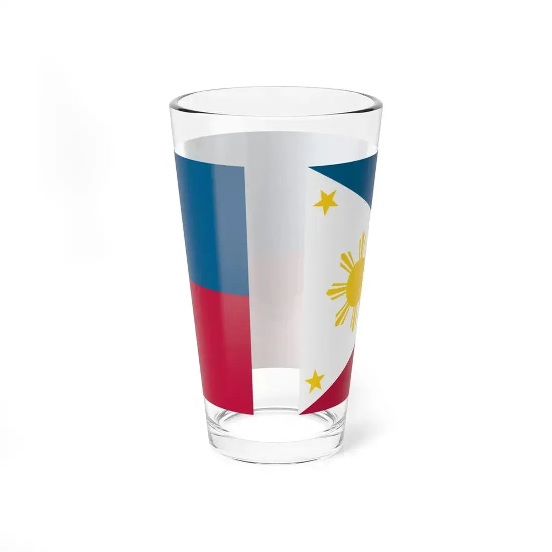 Flag of the Philippines 1985-1986 (Philippines) Pint Glass 16oz - Go Mug Yourself