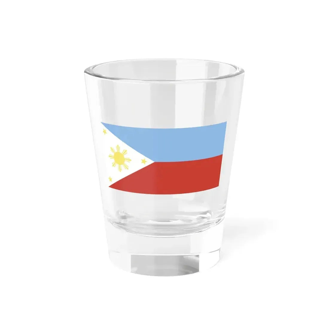 Flag of the Philippines 1985 (Philippines) Shot Glass 1.5oz 1.5oz - Go Mug Yourself