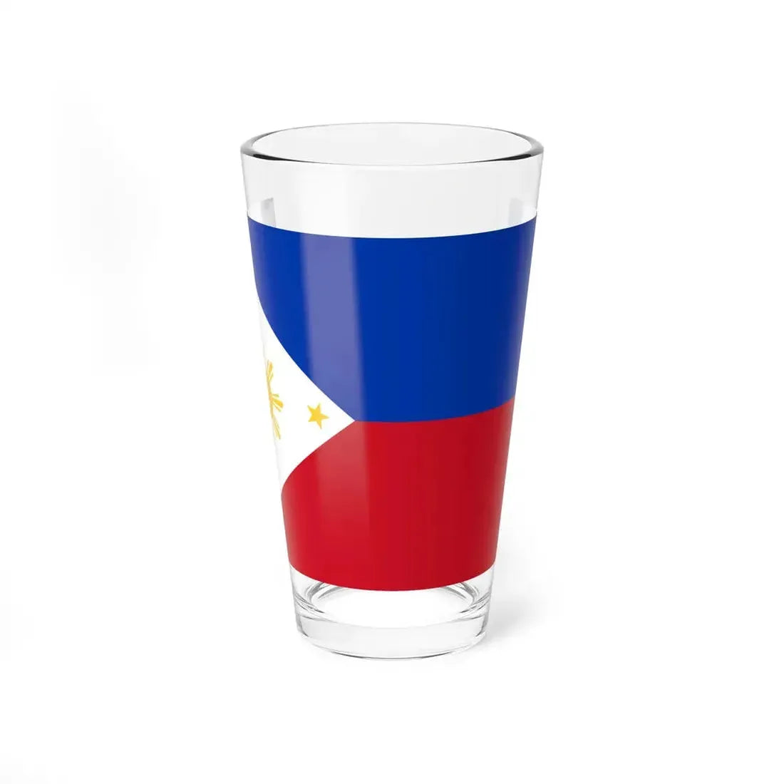 Flag of the Philippines 3-2 (Philippines) Pint Glass 16oz 16oz - Go Mug Yourself