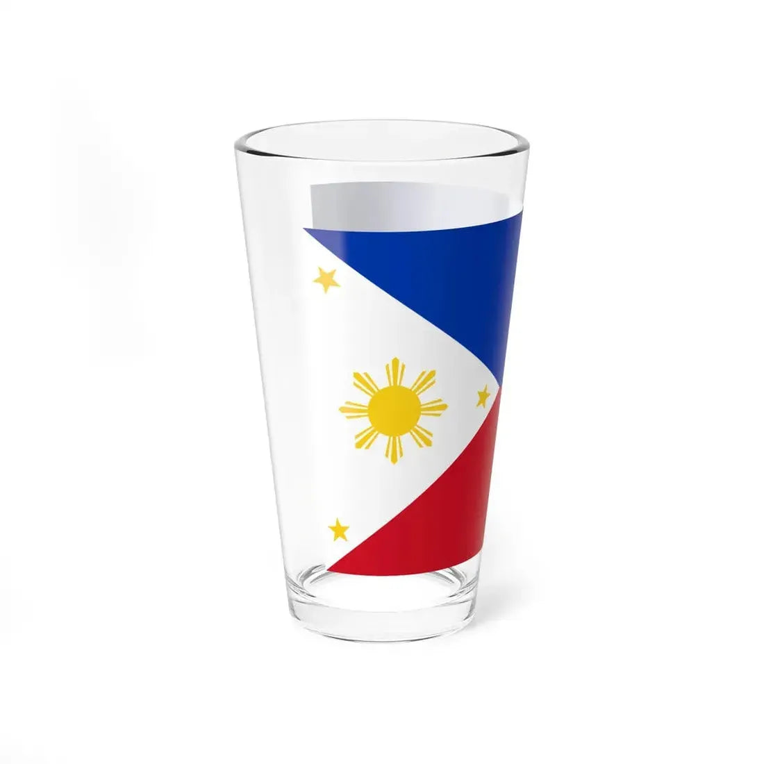 Flag of the Philippines 3-2 (Philippines) Pint Glass 16oz - Go Mug Yourself