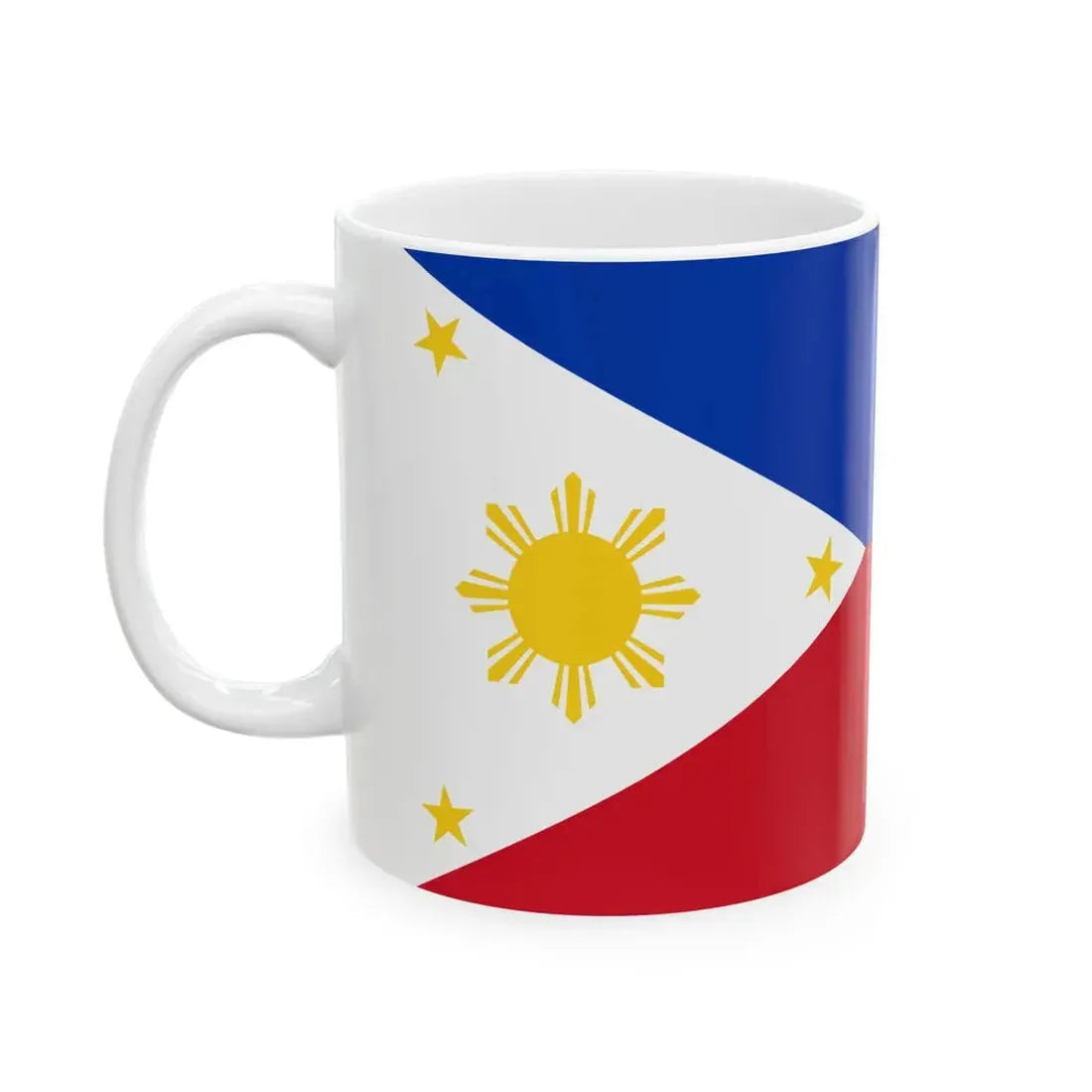 Flag of the Philippines 4 8 12 (Philippines) White Coffee Mug - Go Mug Yourself