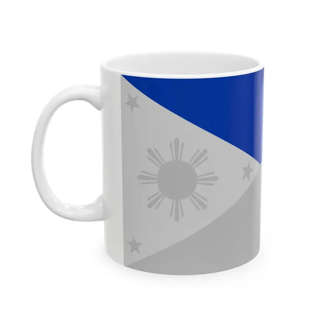 Flag of the Philippines - Blue (Philippines) White Coffee Mug - Go Mug Yourself