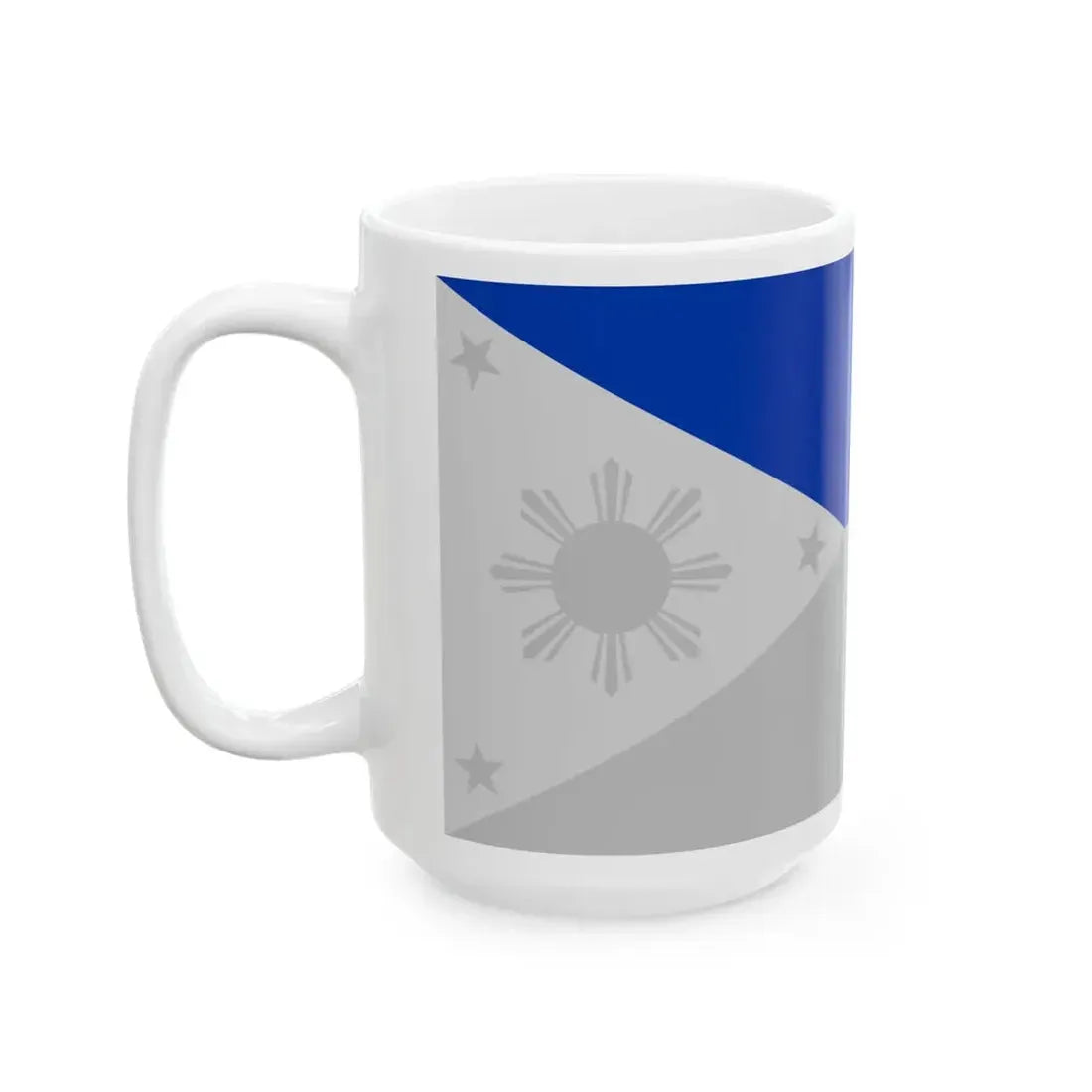 Flag of the Philippines - Blue (Philippines) White Coffee Mug - Go Mug Yourself