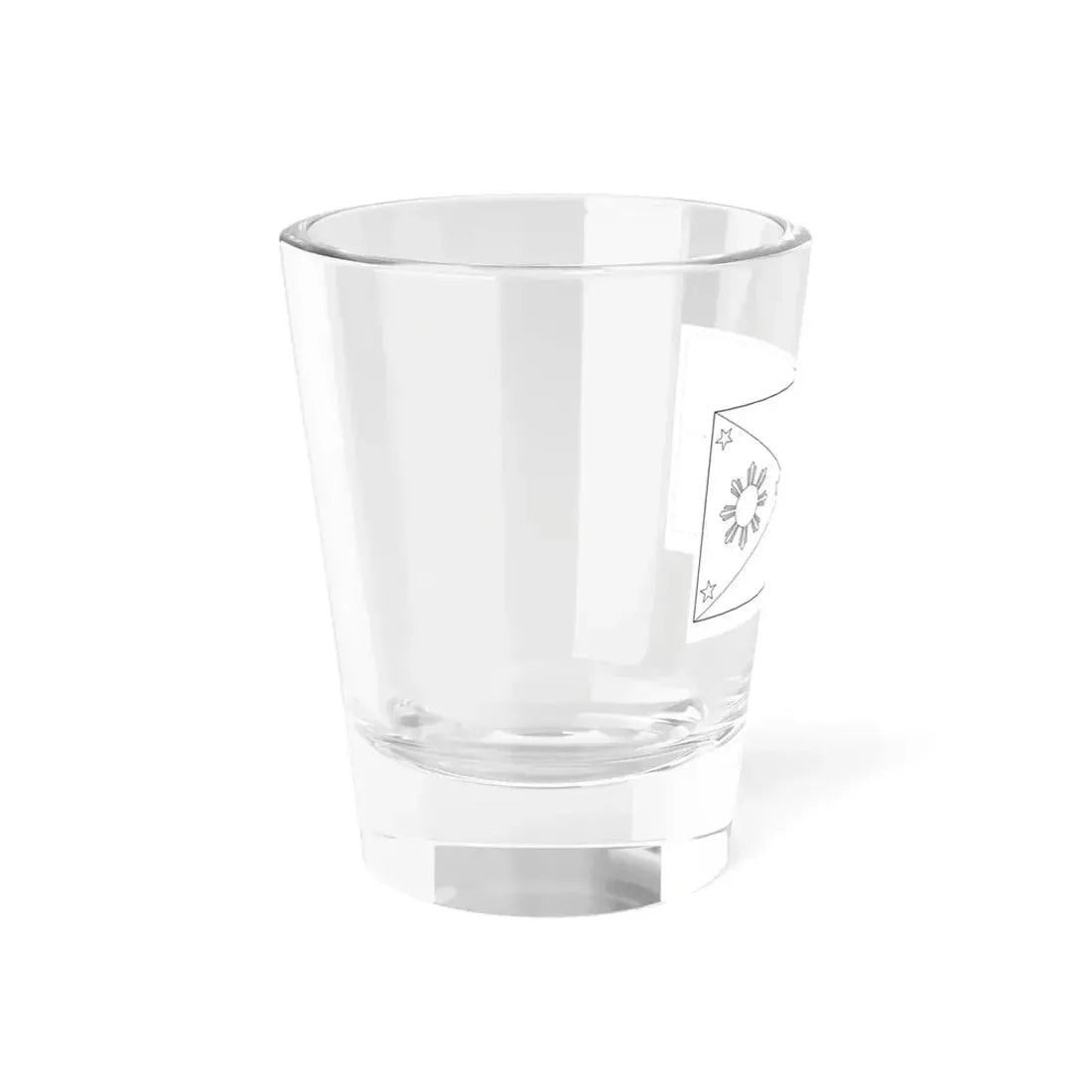 Flag of the Philippines colouring page (Philippines) Shot Glass 1.5oz - Go Mug Yourself