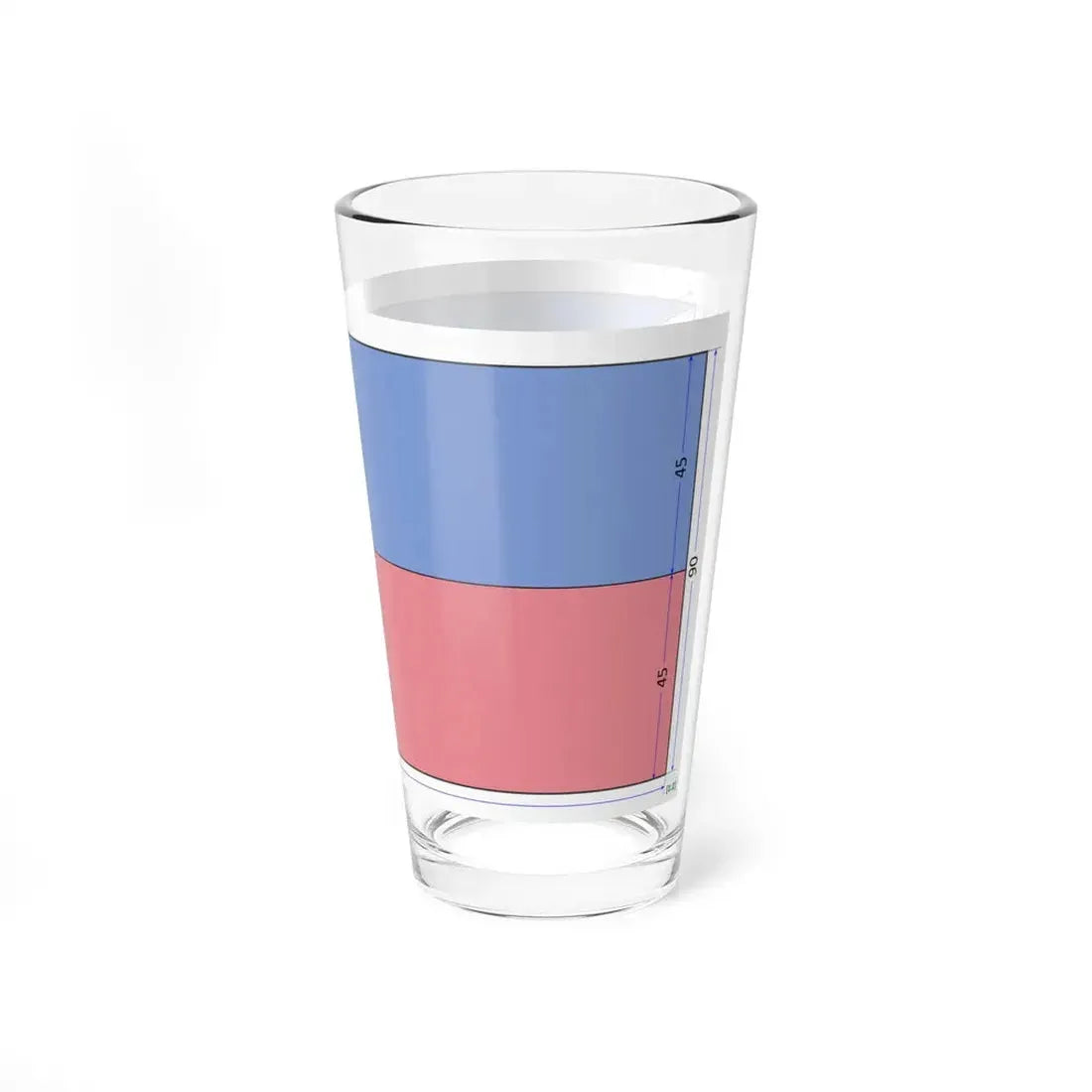 Flag of the Philippines construction sheet (Philippines) Pint Glass 16oz - Go Mug Yourself