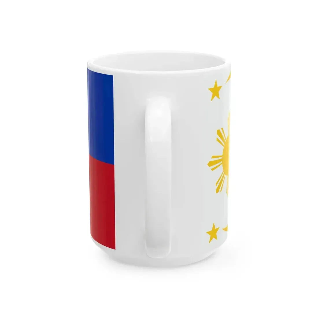 Flag of the Philippines FVR proposal 1 (Philippines) White Coffee Mug - Go Mug Yourself