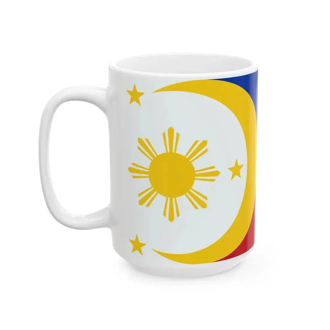 Flag of the Philippines FVR proposal 1 (Philippines) White Coffee Mug - Go Mug Yourself