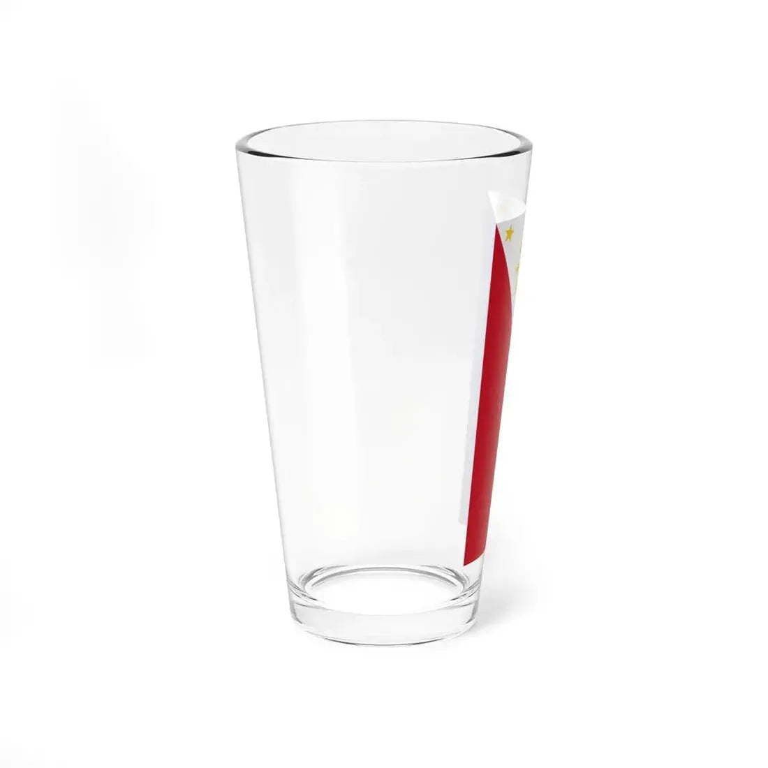 Flag of the Philippines inv vertical display (Philippines) Pint Glass 16oz - Go Mug Yourself