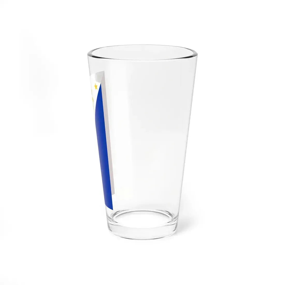 Flag of the Philippines inv vertical display (Philippines) Pint Glass 16oz - Go Mug Yourself