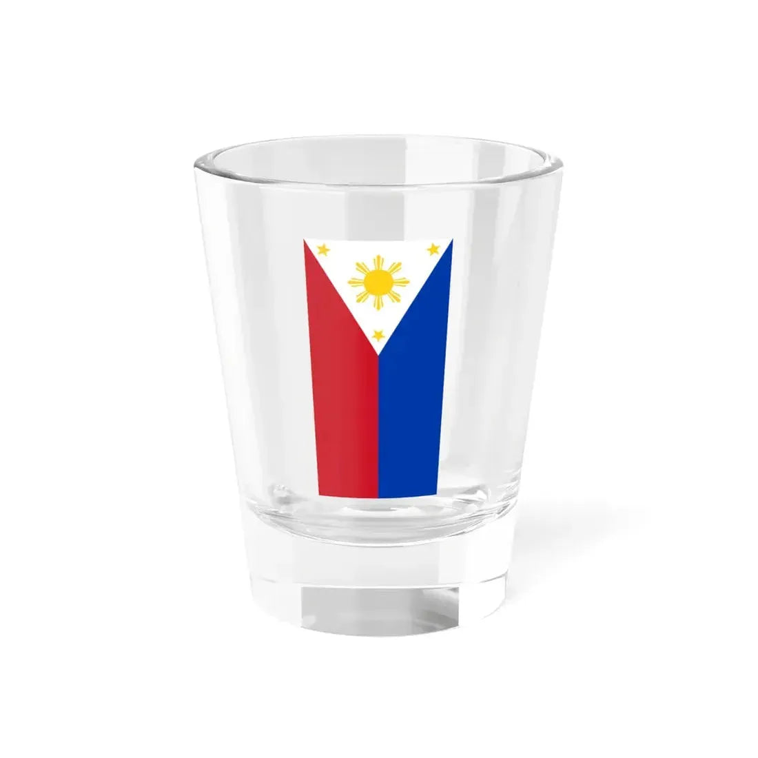 Flag of the Philippines inv vertical display (Philippines) Shot Glass 1.5oz 1.5oz - Go Mug Yourself