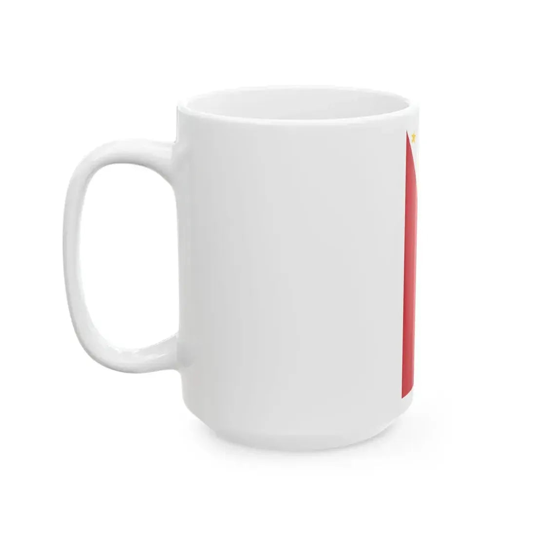 Flag of the Philippines inv vertical display (Philippines) White Coffee Mug - Go Mug Yourself