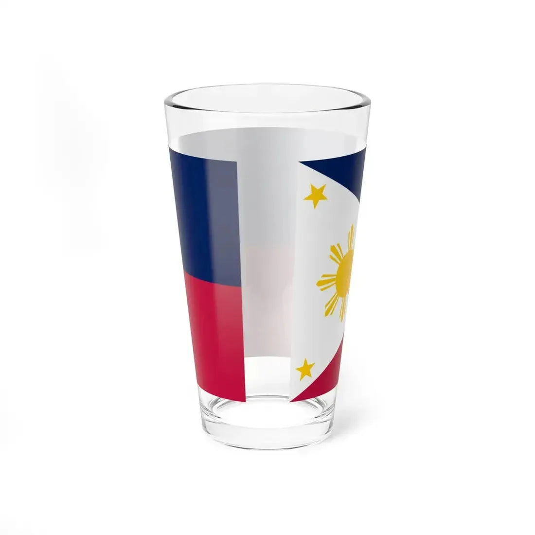 Flag of the Philippines navy blue (Philippines) Pint Glass 16oz - Go Mug Yourself