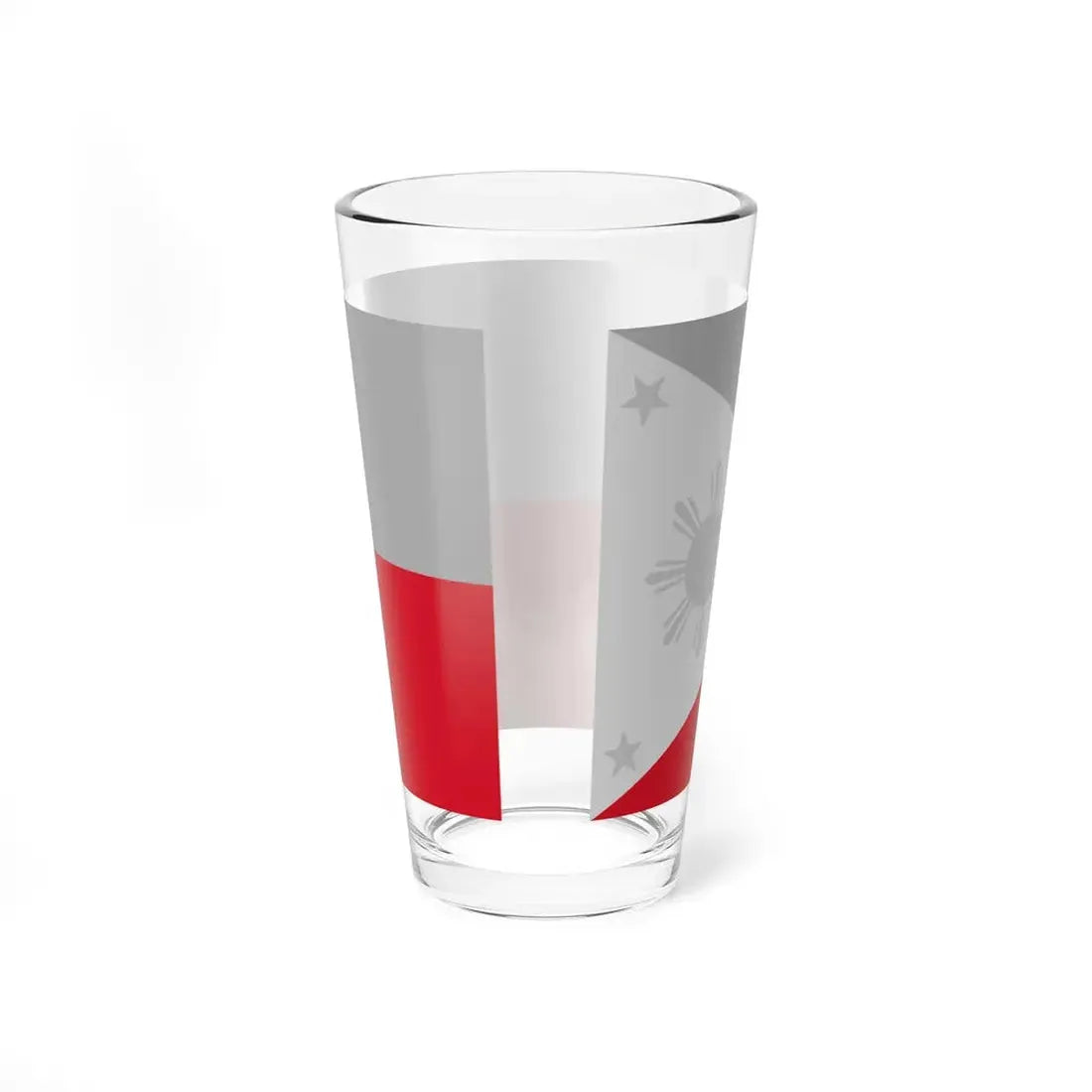 Flag of the Philippines - Red (Philippines) Pint Glass 16oz - Go Mug Yourself